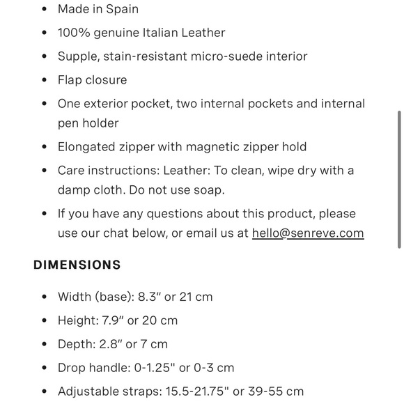 Senreve Alunna Bag Regular Size Authentic Brand New - Picture 15 of 16